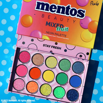 RUDE Mentos Mixed Fruit Neon Palette - Free Shipping