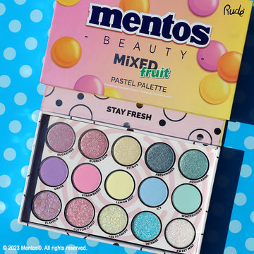 RUDE Mentos Mixed Fruit Pastel Palette - Free Shipping