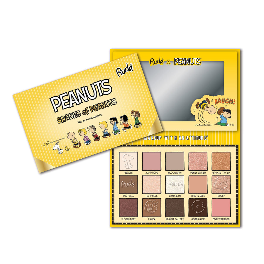 RUDE Shades of Peanuts Eyeshadow Palette - Warm-toned - Free Shipping