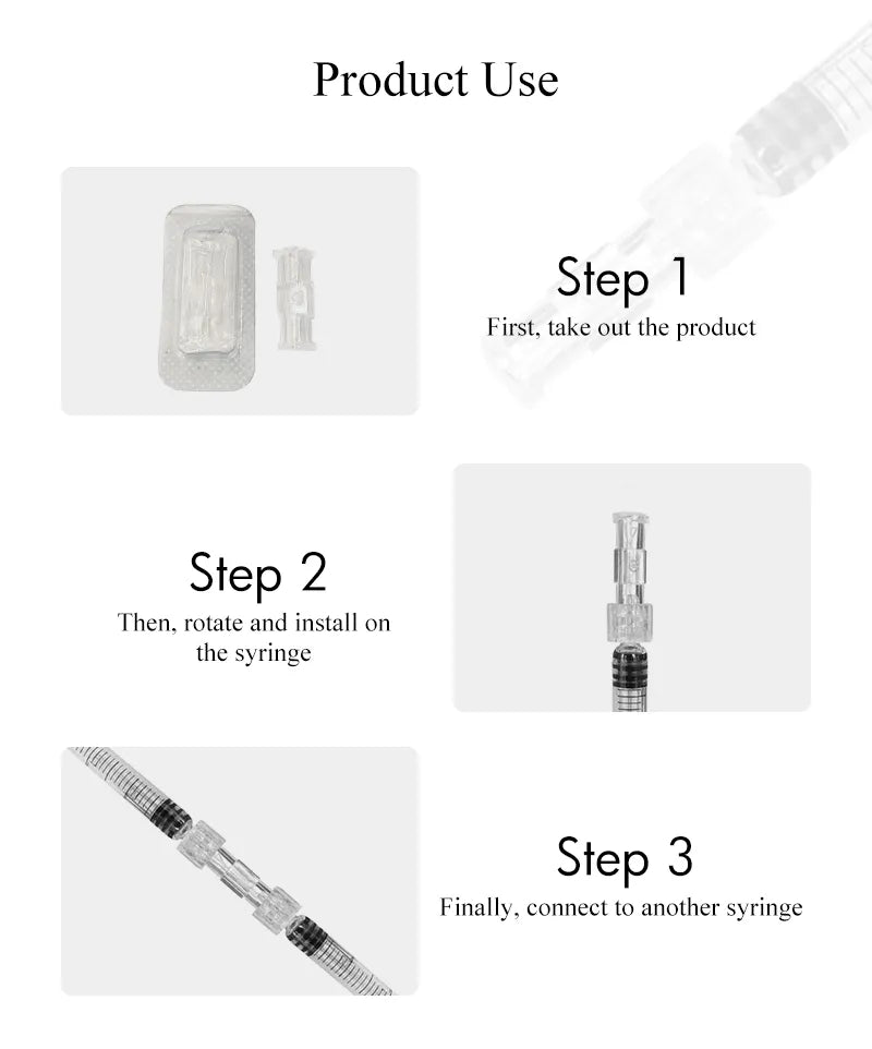 Wholesale Plastic Sterile Luer Lock Connector for Syringes – Medical Grade Syringe Adapter
