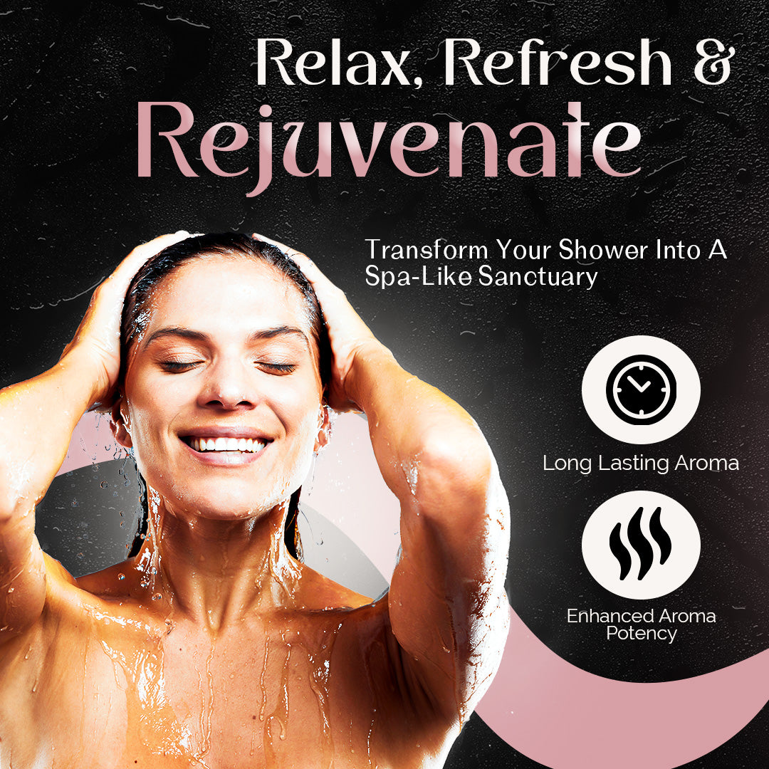 Zen & Hearth 6-Pack Shower Steamers Gift Set for Women | Natural Aromatherapy Shower Bombs – Relaxation, Self-Care & Stress Relief