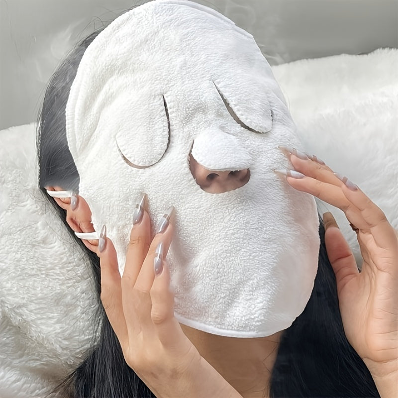 Hot Compress Face Towel Masks, Reusable Facial Steamer Towel For Hot Cold Skin Care, Moisturizing Face Steamer, Beauty Facial Towel For Home And Beauty Salon