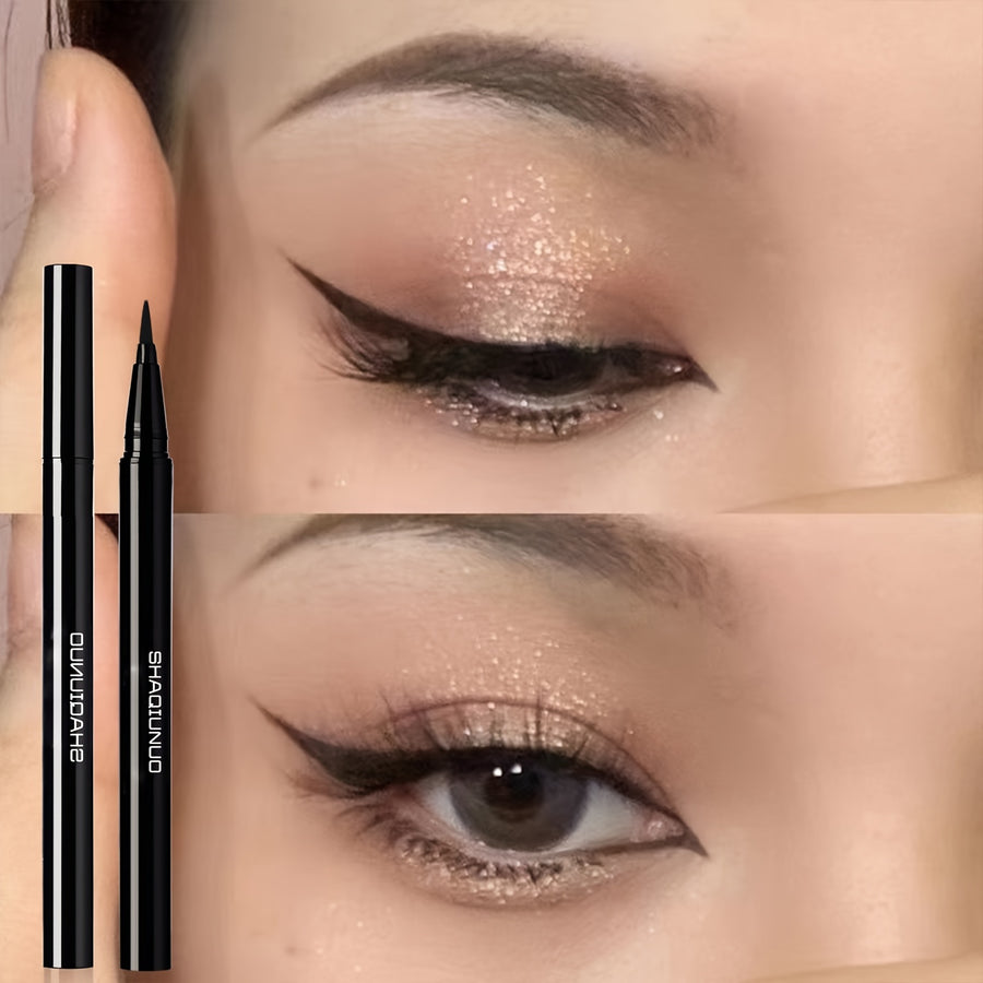 5pcs/set Waterproof Smudge-Proof Liquid Eyeliner, Quick-Dry & Long-Lasting Eye Makeup, Easy To Apply On Lower Lashes