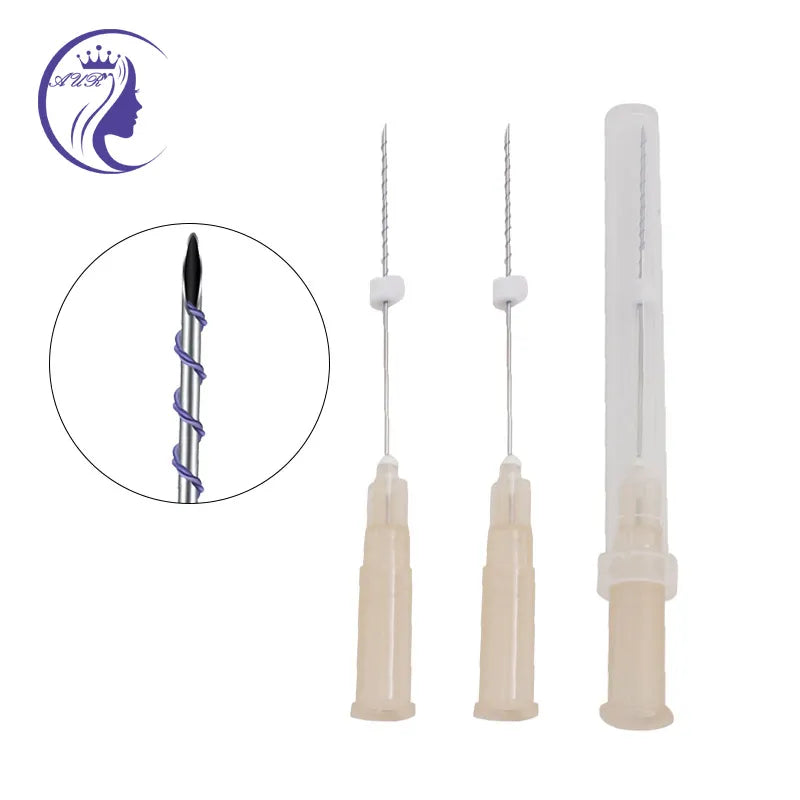 Factory Wholesale Tornado Screw Thread – 26G  27G PDO PCL PLLA for Nasolabial Folds