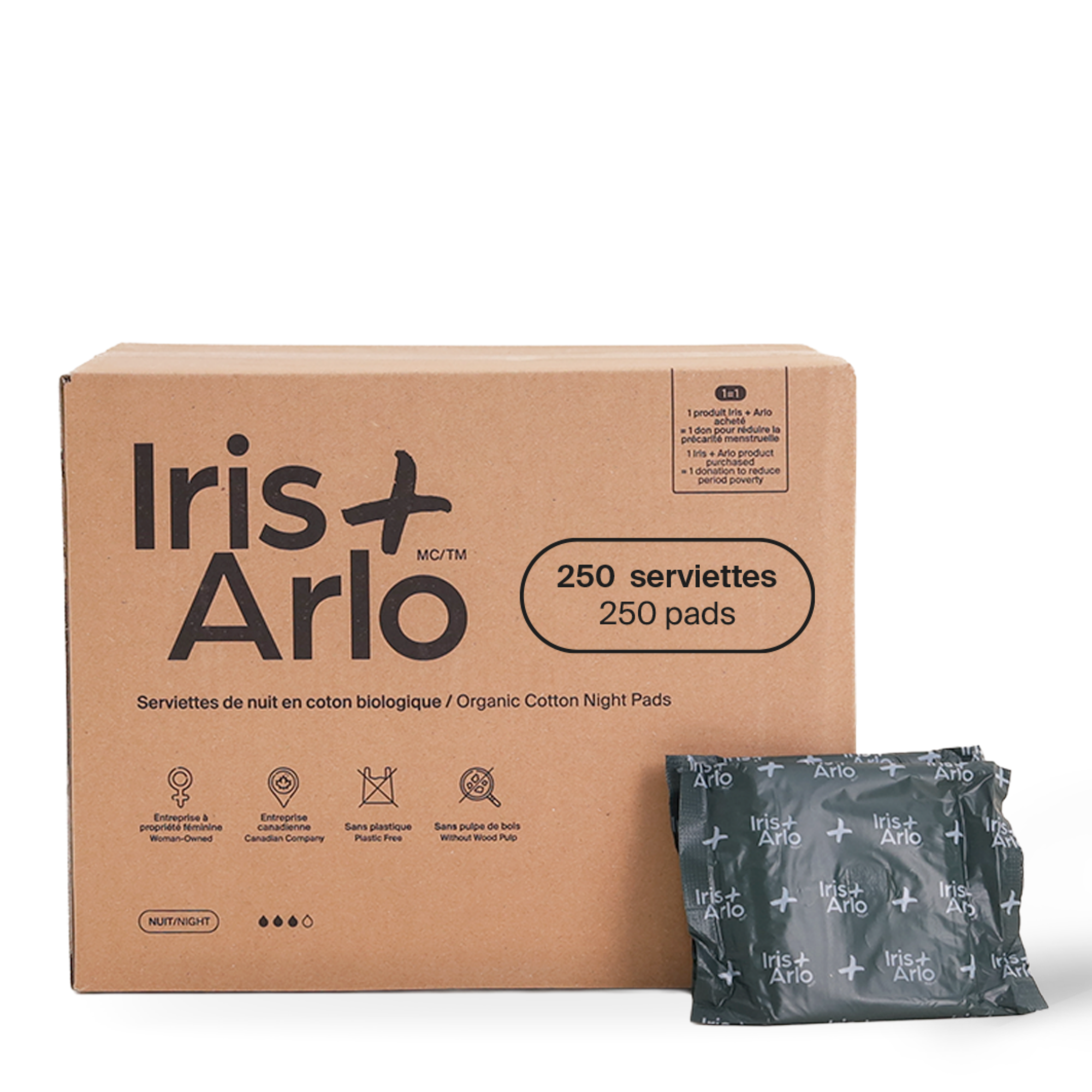 100% Organic Cotton Night Pads