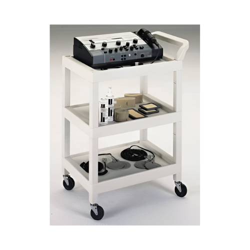 Mobile Utility Cart – High-Impact Plastic with Shelves & Casters