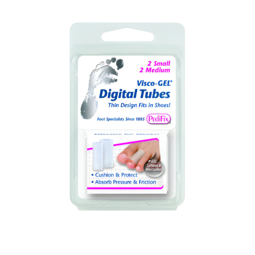 Visco-GEL All-Gel Digital Tubes 2/pk – Soft Cushioning for Fingers & Toes