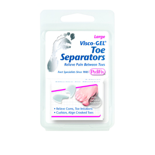 Visco-Gel Toe Separators Pk/2 – Soft Gel Toe Alignment & Pain Relief