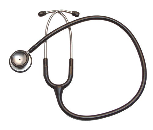 Stainless Steel Stethoscope Adult – Black, Durable Acoustic