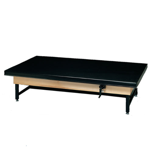 Economy Hi-Lo Manual Crank Mat Table – 3' x 7' x 2' Adjustable Therapy Table