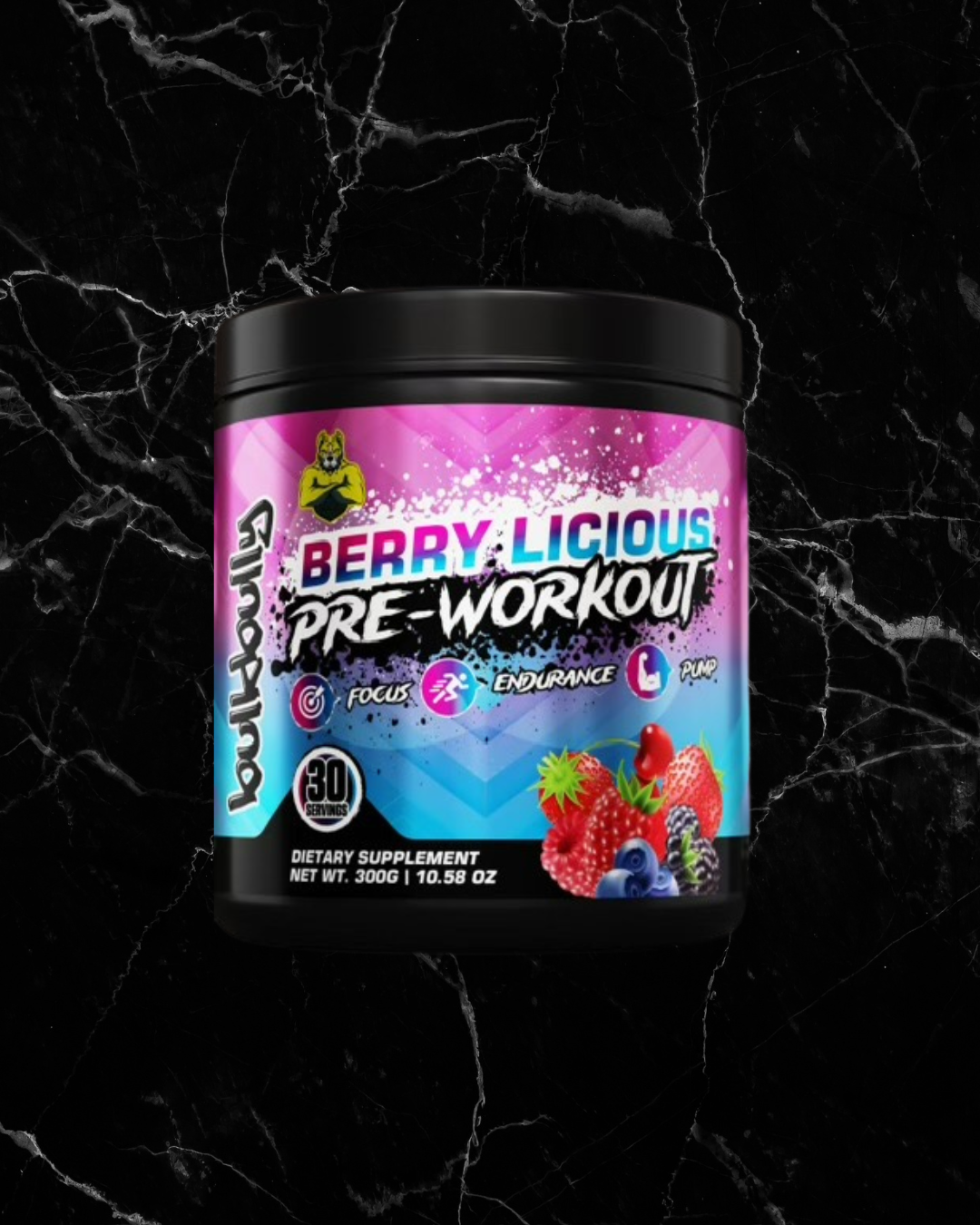 Wholesale BulkBully Pre-Workout – BerryLicious, Medium-Stim Energy Booster