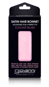 Giovanni Cosmetics - Satin Hair Bonnet, Blush (1un 24)