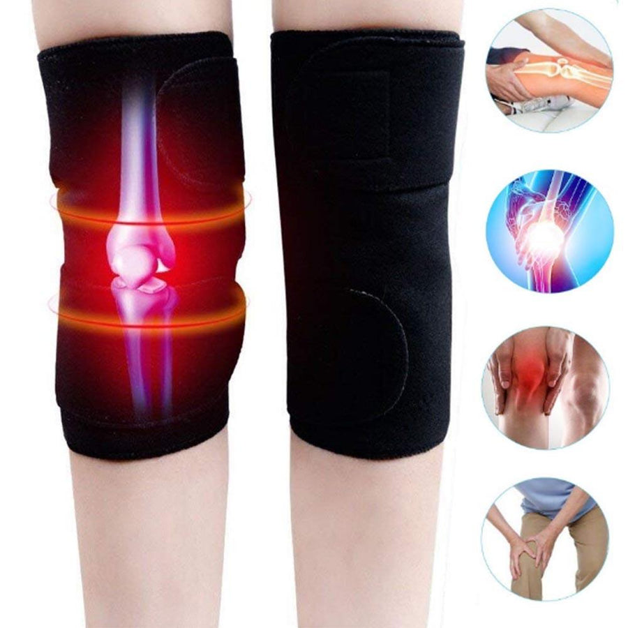 Pink Iolaus Pair Self-Heating Magnetic Knee Pads Knee Brace Support Belt | 60071-0XX