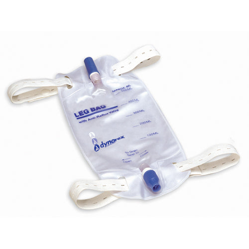 Leg Bag with Valve – Pack of 12, Adjustable Straps, Hygienic Urinary Collection