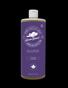 Green Beaver Co. - All Purpose Castille Soap Lavender (990ml 6)