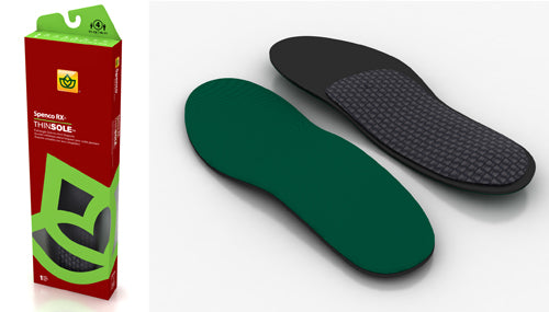 Spenco Thin Sole Full Insole – Women’s 7/8, Men’s 6/7 – Shock Absorbing Comfort