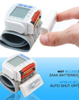 Digital Wrist Blood Pressure Monitor For Measuring Arterial Pressure