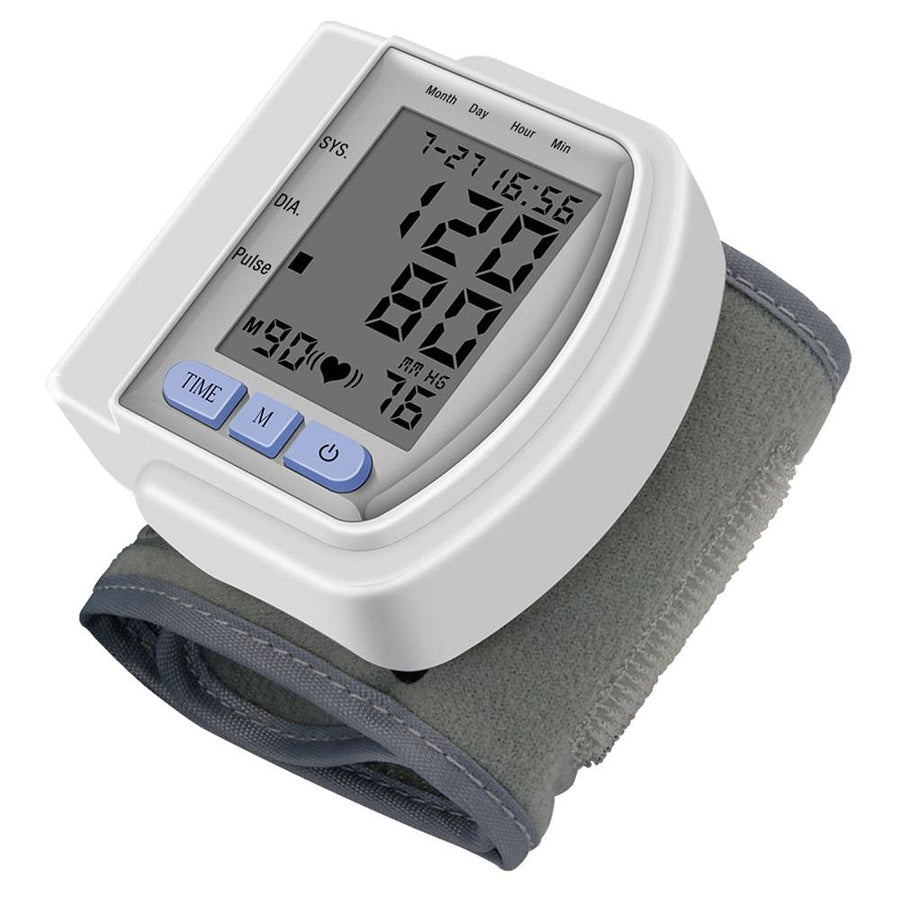 Digital Wrist Blood Pressure Monitor For Measuring Arterial Pressure