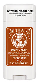 Earthwise/Eco-Wise Naturals - BakingSoda Plus Deodorant-Unscented (75g 24)
