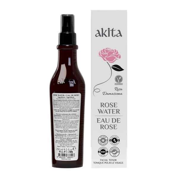 Akita - All Natural Rose Water, 250ml
