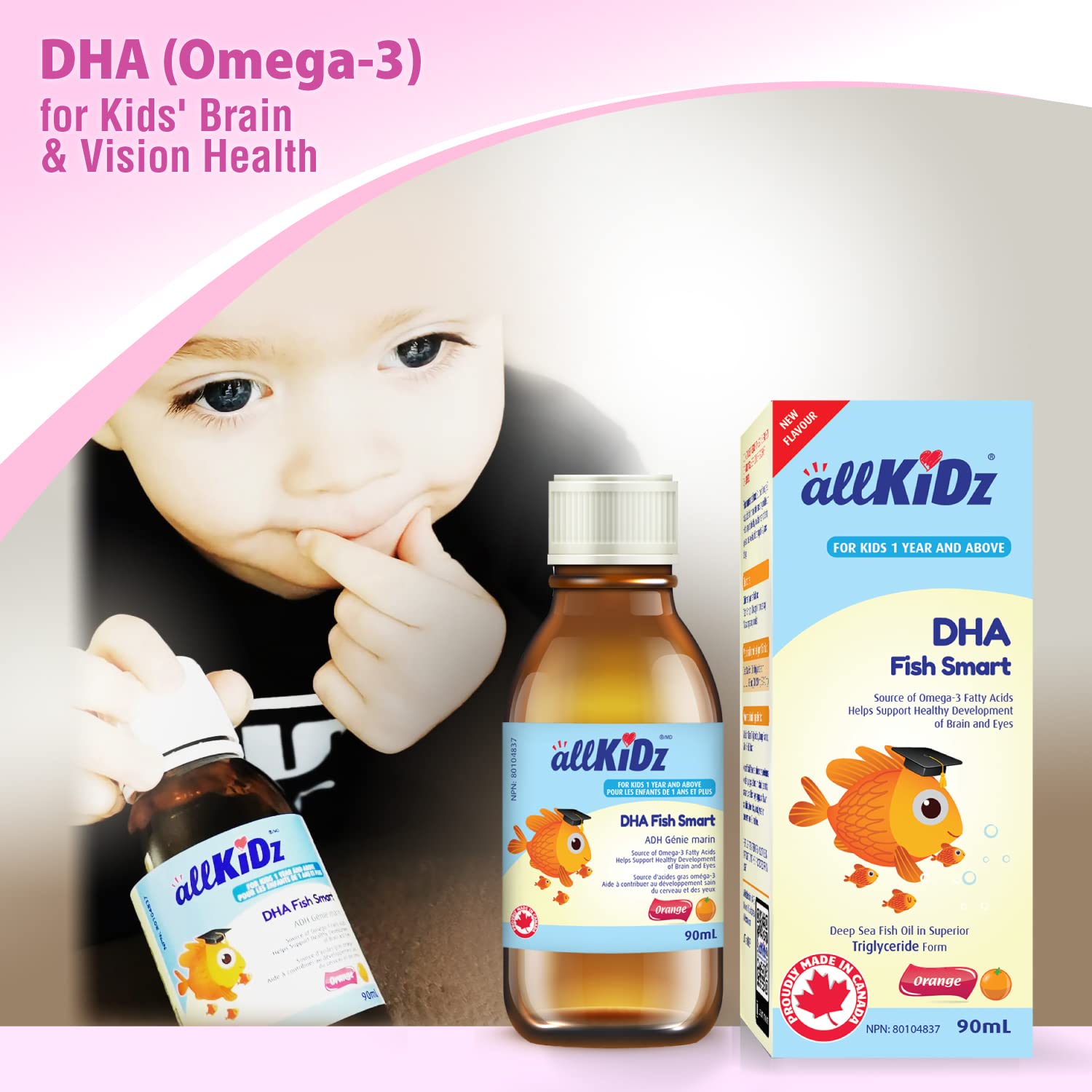 Allkidz - DHA Fish Smart, 90ml