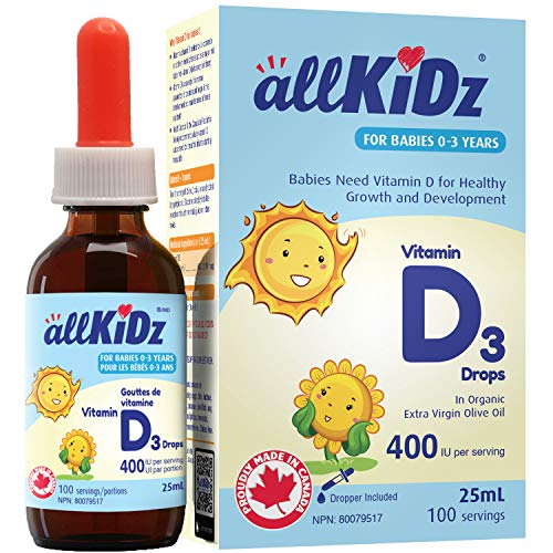 Allkidz - Vitamin D3 (400IU), 25ml