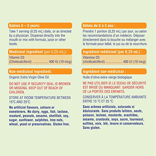 Allkidz - Vitamin D3 (400IU), 25ml