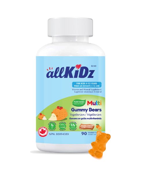 Allkidz - Multi Gummy Bears (Veg/Sugar Free), 90s