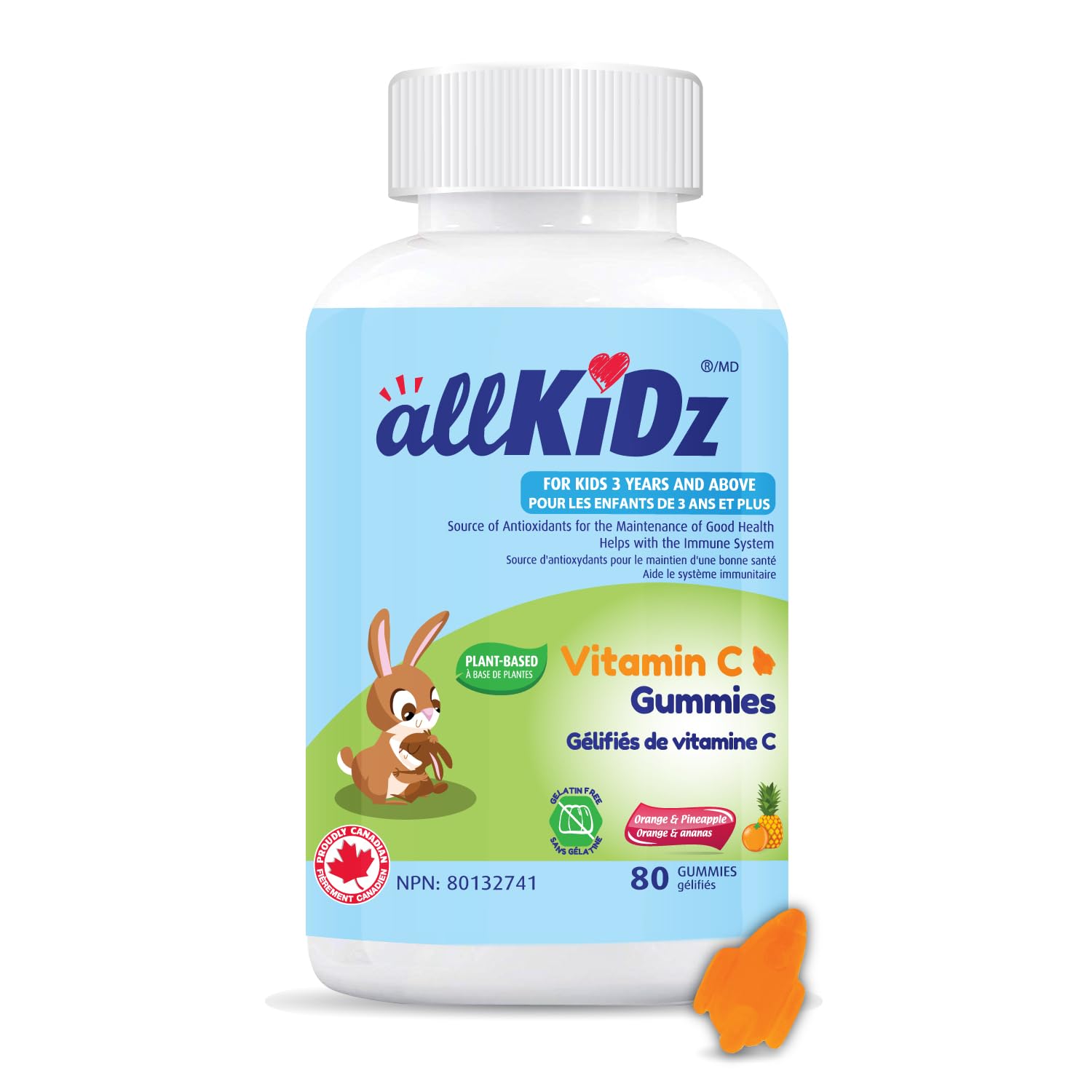 Allkidz - Vitamin C Gummies, 80s