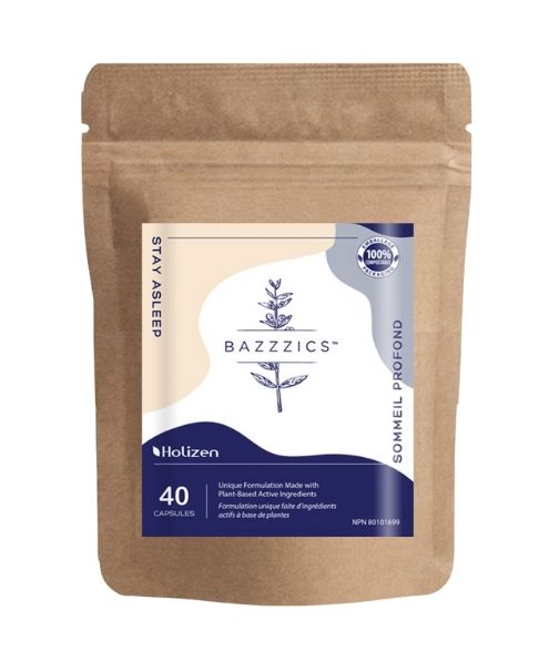 Bazzzics Stay ARestful – Restful Sleep Supplement, 40 Capsules