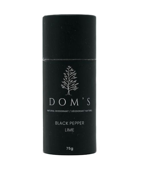Doms Naturals - Black Pepper/Lime Stick Deodor. 75g
