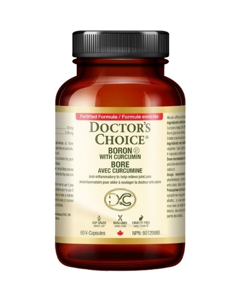 Dr. Choice - Boron W/Curcumin, 60vcaps