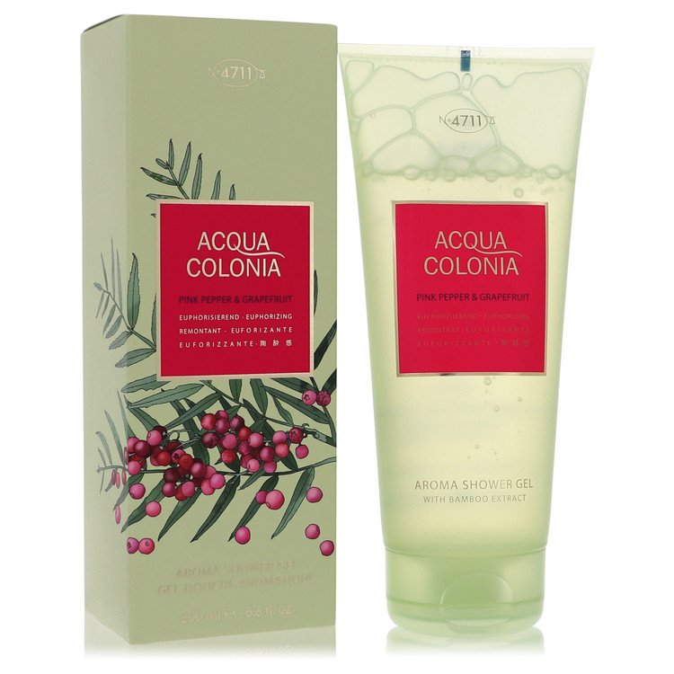 4711 Acqua Colonia Pink Pepper & Grapefruit Perfume By 4711 Shower Gel- Free Shipping