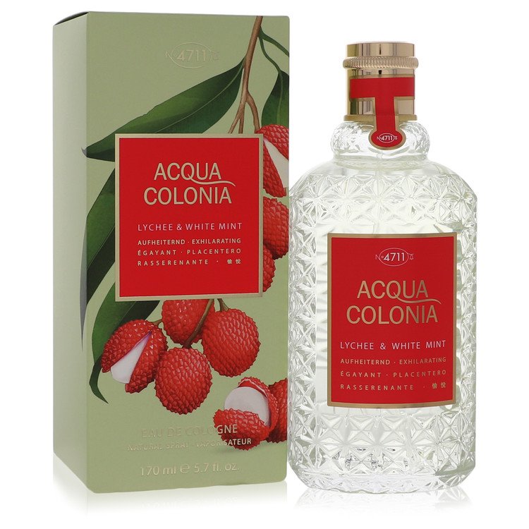 4711 Acqua Colonia Lychee & White Mint Perfume By 4711 Eau De Cologne Spray (unisex)- Free Shipping