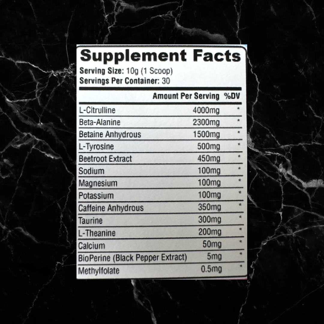 Wholesale BulkBully Pre-Workout – BerryLicious, Medium-Stim Energy Booster