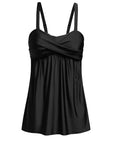 Rosy Women's Swimwear Casual Cross Swing Tankini Swimsuit