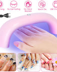 Portable 9W UV LED Nail Drying Lamp