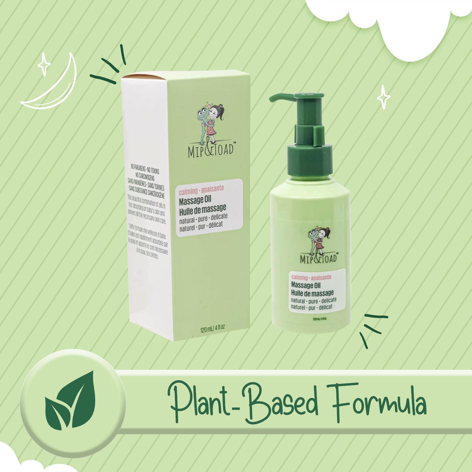 Calming Massage Oil – Soothing & Moisturizing with Essential Oils for Babies