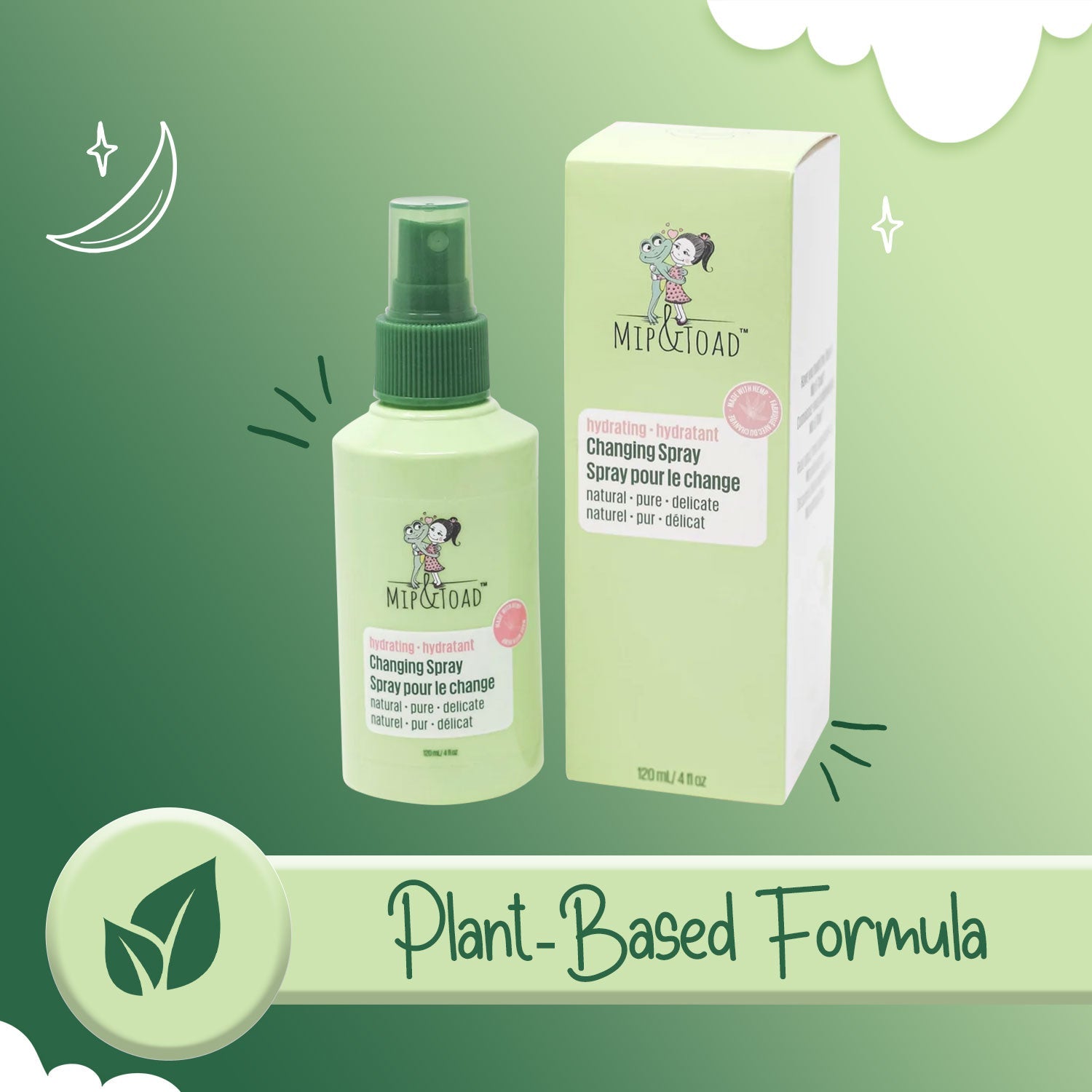 Hydrating Changing Spray – Soothing & Protective with Aloe, Chamomile, Calendula & Essential Oils