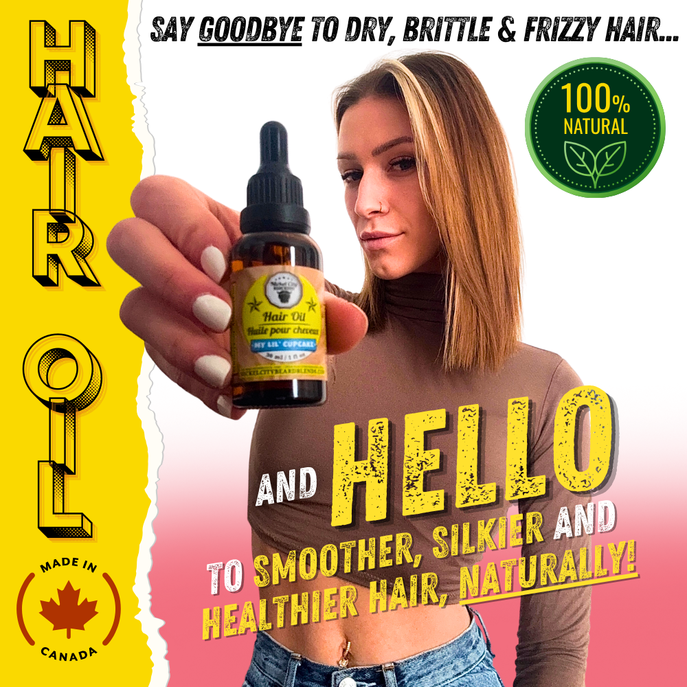 My Lil Cupcake Hair Oil (30ml) – Moisturizing Vanilla Cupcake Scent | Nourishing & Shine-Enhancing Oil