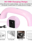 Portable 9W UV LED Nail Drying Lamp