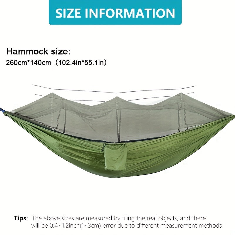 Skin Help Zone Outdoor Camping Hammock with Mosquito Net  Durable Protection