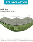 Skin Help Zone Outdoor Camping Hammock with Mosquito Net  Durable Protection