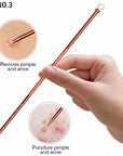 Ivory Ares Anti Bacterial Double ended Acne Needle