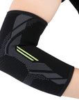 Elbow Support Brace Compression Sleeve Adjustable Arm Support Wrap Guard Bandage Arm Band for Tendinitis Arthritis Bursitis Treatment Workouts Weightl