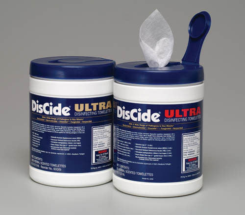 Discide Ultra Disinfecting Towelettes 6" x 6.75" – Pack of 160