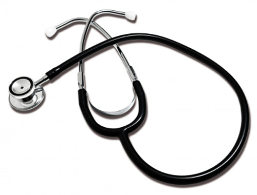 Pediatric Dual Head Stethoscope Black – Lightweight, Accurate Auscultation
