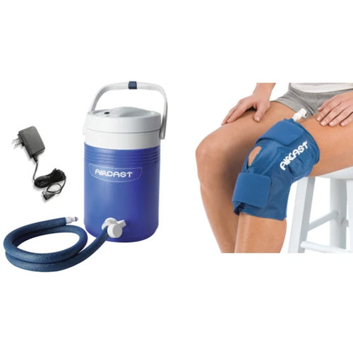 Cryo Cuff IC Cooler with Knee Cryo Cuff – Targeted Cold Therapy for Pain Relief