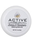 CBD Active Salve - 550mg - 2oz, vegan - Free Shipping