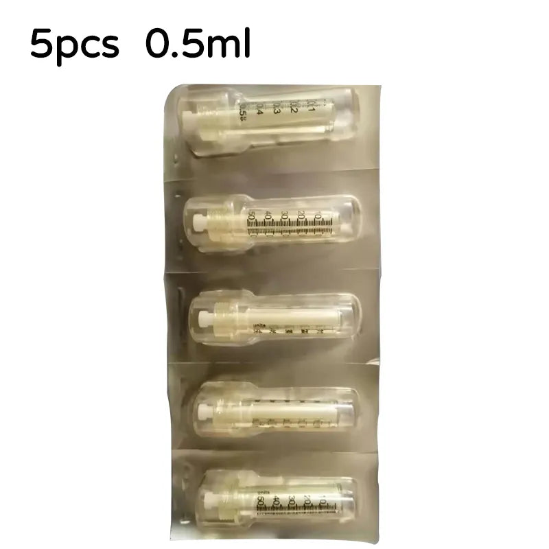 Disposable Sterile Hyaluronic Pen Adapter – 0.3ml & 0.5ml, Needle-Free, Single-Use